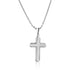 Sterling Silver 925 Silver Finish High Polished Small Cross Pendant